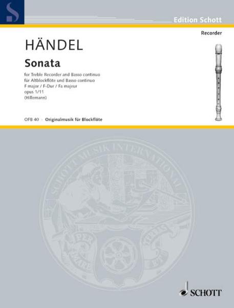 Händel, Georg Friedrich: Sonate F-dur