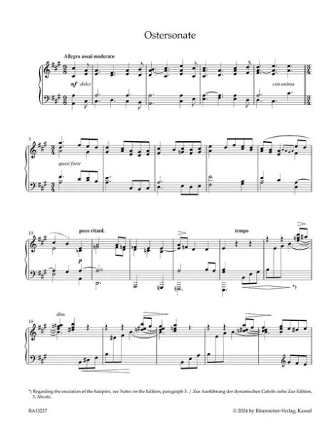 Hensel, Fanny: Ostersonate für Klavier