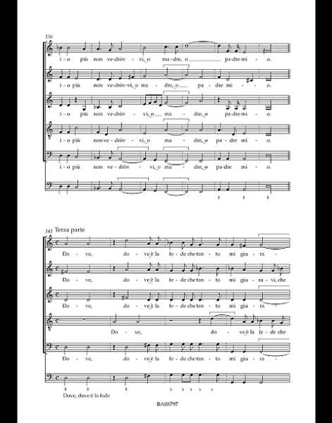 Monteverdi, Claudio: Lamento d'Arianna