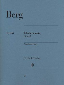 Berg, Alban: Klaviersonate op. 1