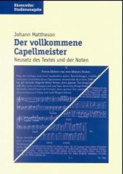 Matheson, Johann: Der vollkommene Capellmeister