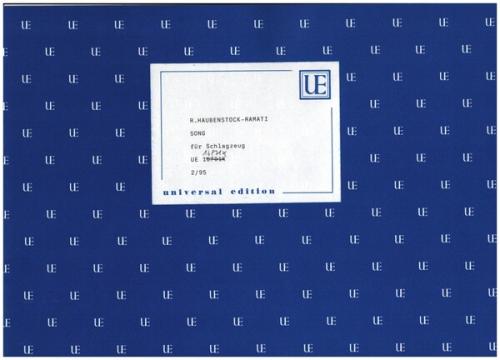 Haubenstock-Ramati, Roman: Song
