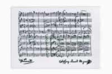 .: Magnet weiß - Mozart