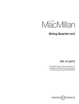 MacMillan, James: String Quartet no 3