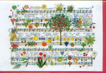 Kunst-Postkarte: Haydns Schöpfung IV