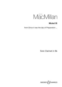 Macmillan James: Motet 3