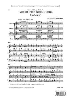Britten Benjamin: Scherzo