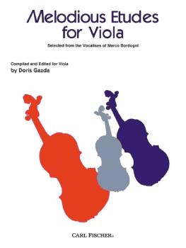 Bordogni, Marco: Melodious Etudes for Viola