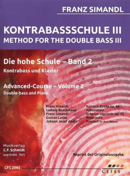 Simandl, Franz: Kontrabassschule III Band 2
