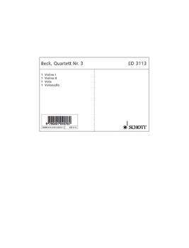 Beck Conrad: Quartett 3