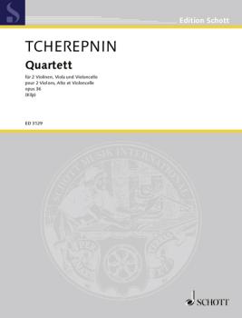 Tcherepnin Alexander: Quartett op 36
