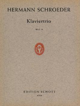 Schröder Hermann: Klaviertrio op 33