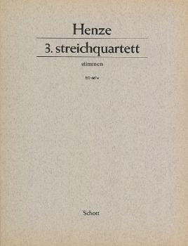 Henze Hans Werner: Quartett 3