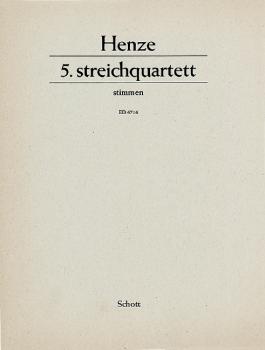 Henze Hans Werner: Quartett 5