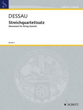 Dessau Paul: Quartettsatz