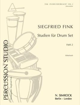 Fink Siegfried: Studien für Drumset 2 - Mittelstufe