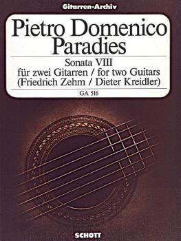 Paradisi Pietro Domenico: Sonate 8