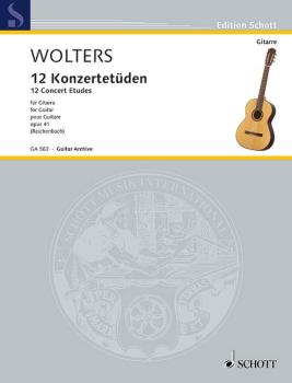 Wolters Burkhard: 12 Konzertetüden op 41