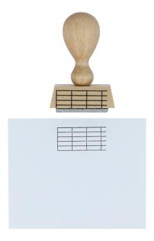 .: Gitarrengriff Stempel