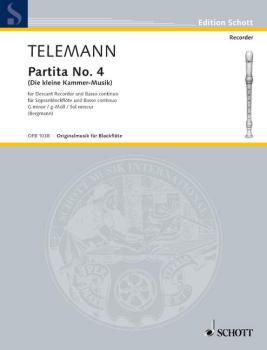 Telemann Georg Philipp: Partita 4 g-moll