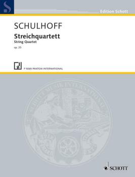 Schulhoff, Erwin: Streichquartett op. 25