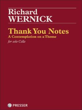 Wernick, Richard: Thank You Notes