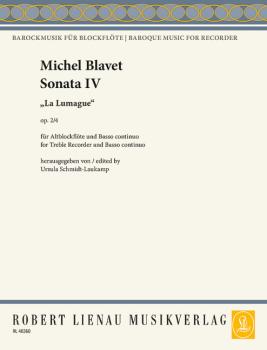 Blavet Michael: Sonate 4 la lumague