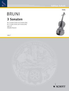 Bruni Antonio Bartolomeo: 3 Sonaten op 27