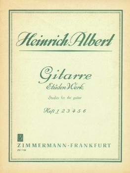 Albert Heinrich: Gitarre Etüden Werk 1