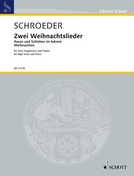 Schroeder, Hermann: 2 Weihnachtslieder