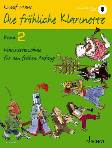 Mauz Rudolf: Die fröhliche Klarinette 2 Schule