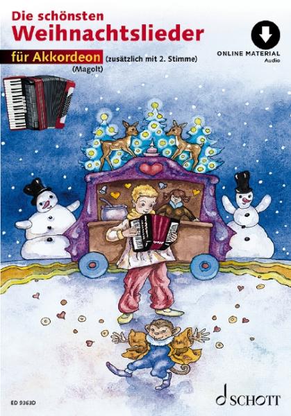 Magolt, Hans +marianne: Die schönsten Weihnachtslieder für Akkordeon