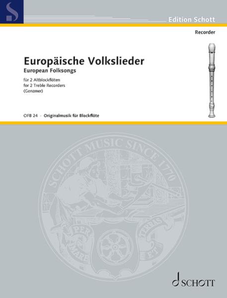 Genzmer, Harald Hg.: Europäische Volkslieder