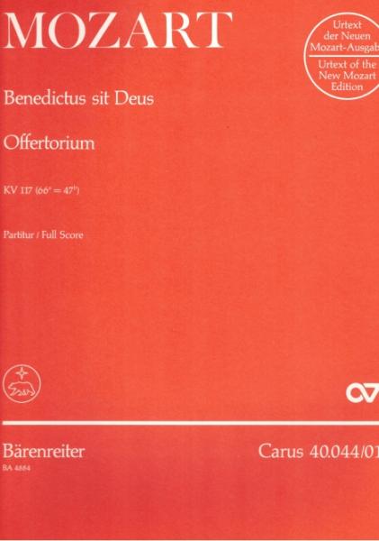 Mozart, Wolfgang Amadeus (1756-1791): Benedictus sit Deus