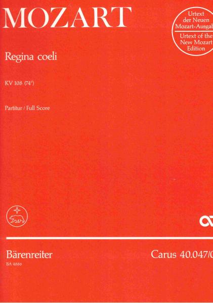Mozart, Wolfgang Amadeus (1756-1791): Regina coeli