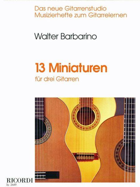 Barbarino, Walter: 13 Miniaturen