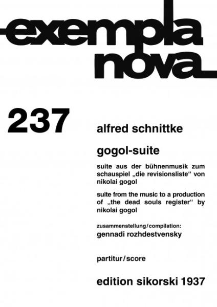 Schnittke, Alfred: Gogol-Suite
