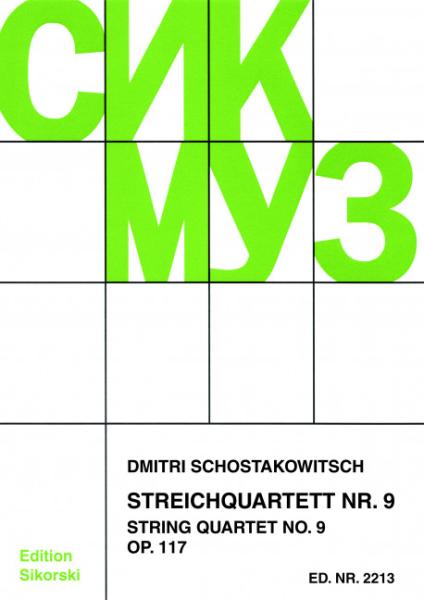Schostakowitsch, Dmitri: Streichquartett Nr. 9