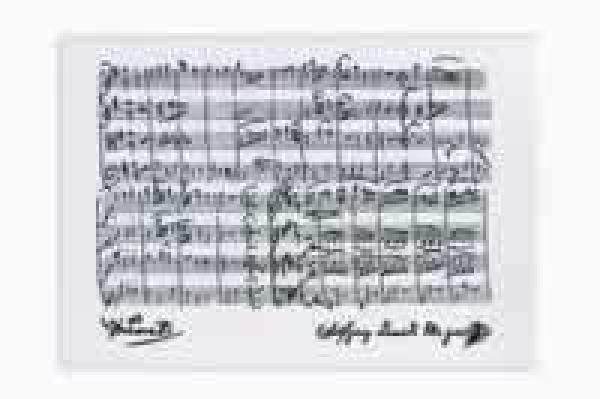 .: Magnet weiß - Mozart