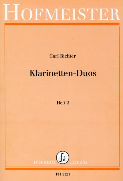 Richter Carl: KLARINETTEN DUETTE 2