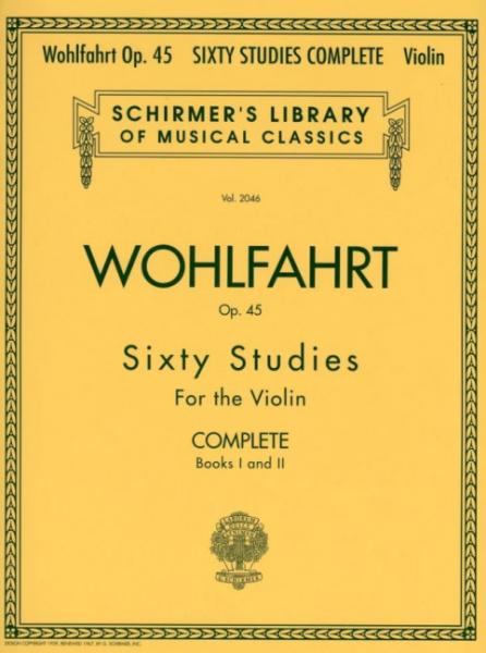 Wohlfahrt Franz: 60 Etüden op 45