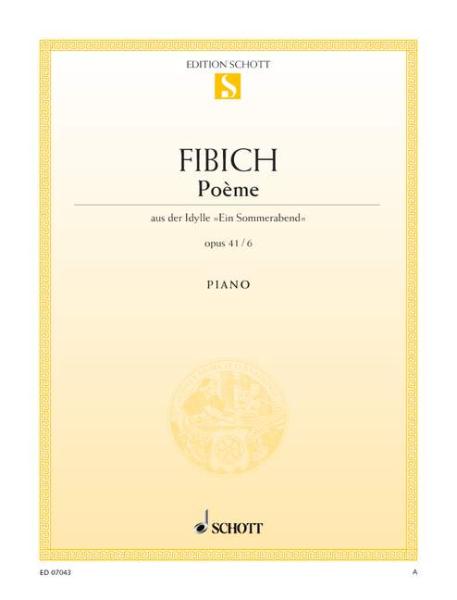 Fibich Zdenek: Poeme op 41/6