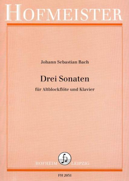 Bach Johann Sebastian: 3 Sonaten