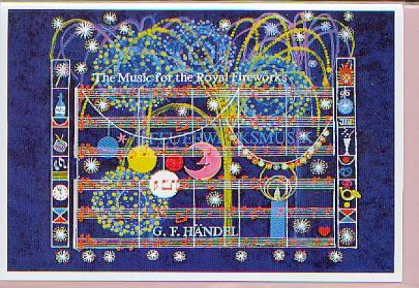 Kunst-Postkarte: Händel Feuerwerksmusik