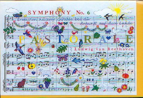 Kunst-Postkarte: Beethoven Pastorale