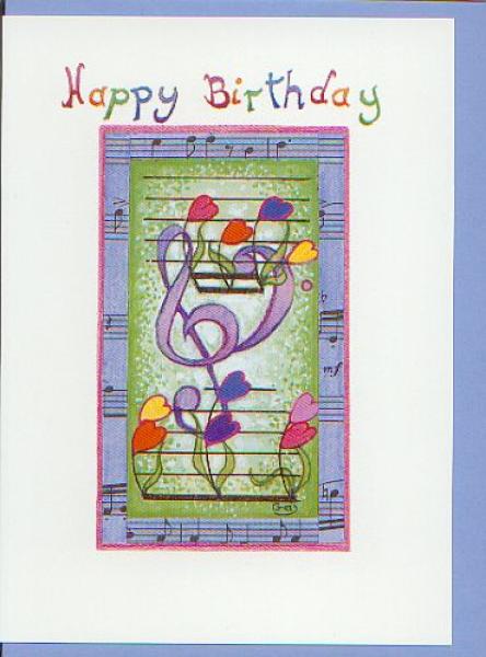 Kunst-Postkarte: Happy Birthday