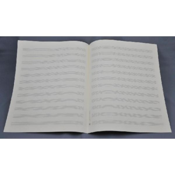 Notenpapier: Quart hoch 12 Systeme