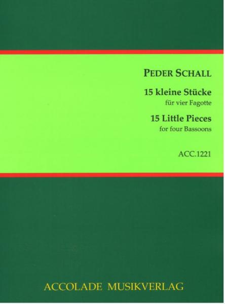 Schall, Peder: 15 kleine Stücke