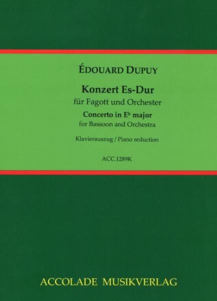 Dupuy, Edouard: Konzert Es-Dur