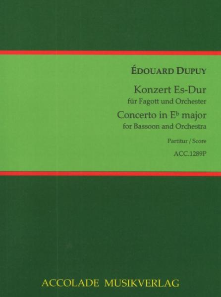 Dupuy, Edouard: Konzert Es-Dur